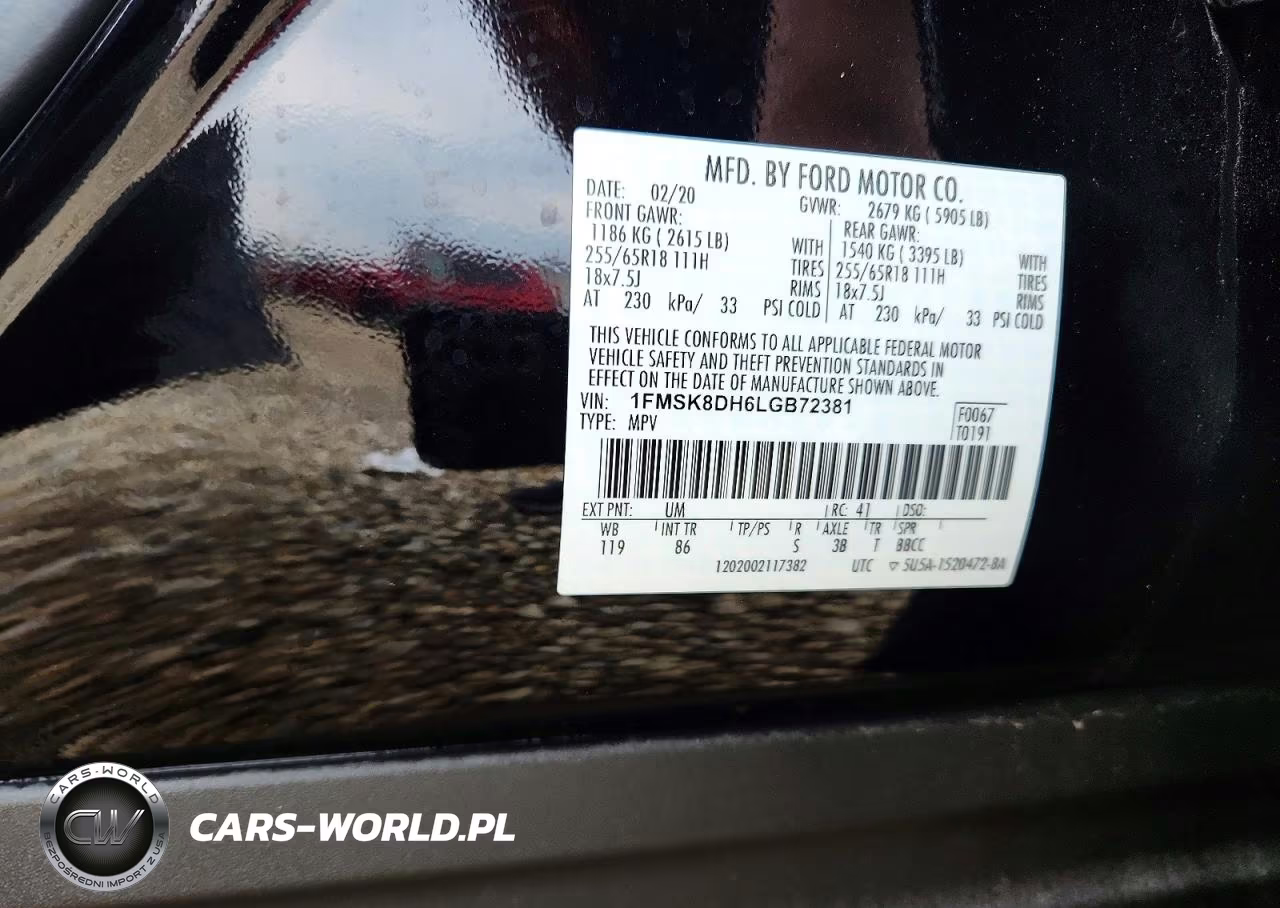 2020 Ford Explorer Xlt VIN:1FMSK8DH6LGB72381 - 13