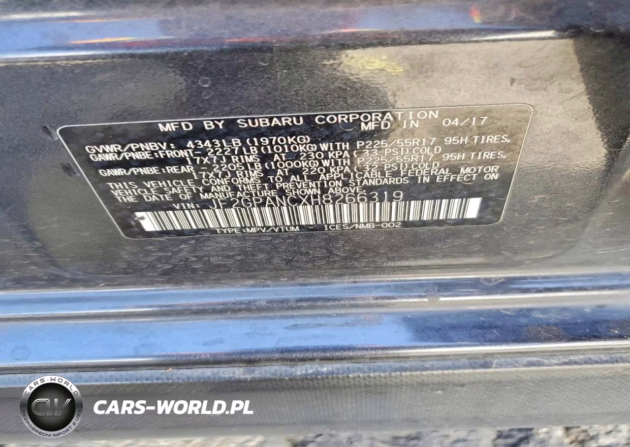 2017 Subaru Crosstrek Limited VIN:JF2GPANCXH8266319 - 13