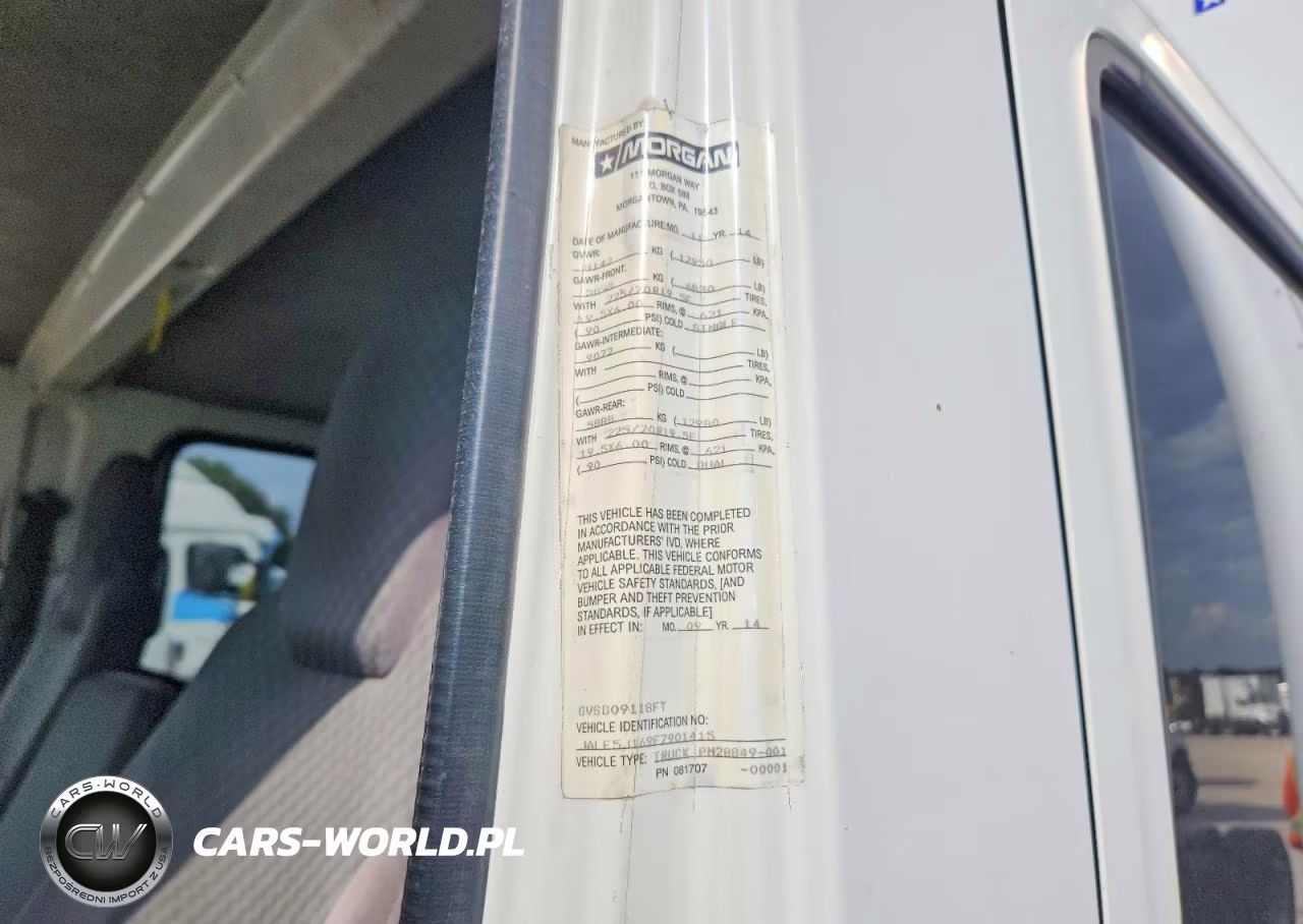 2015 Isuzu Nqr Box Truck VIN:JALE5J169F7901415 - 11