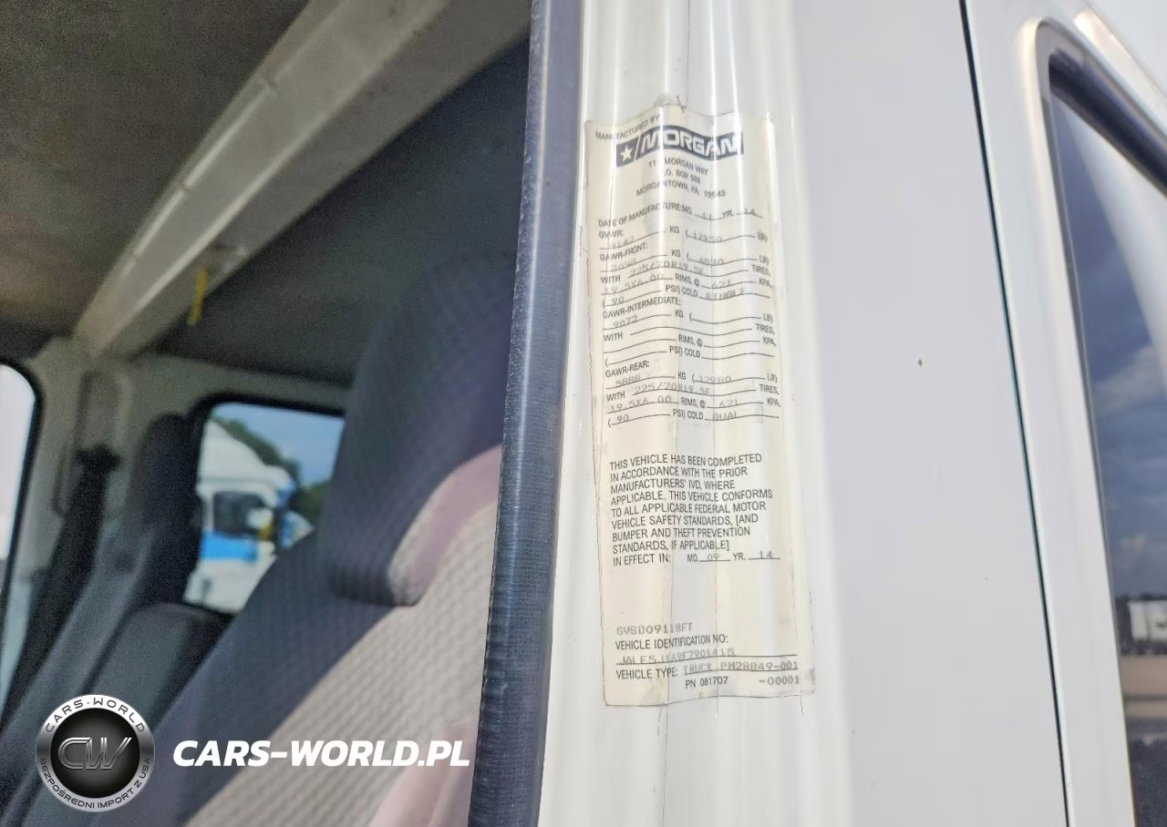2015 Isuzu Nqr Box Truck VIN:JALE5J169F7901415 - 12