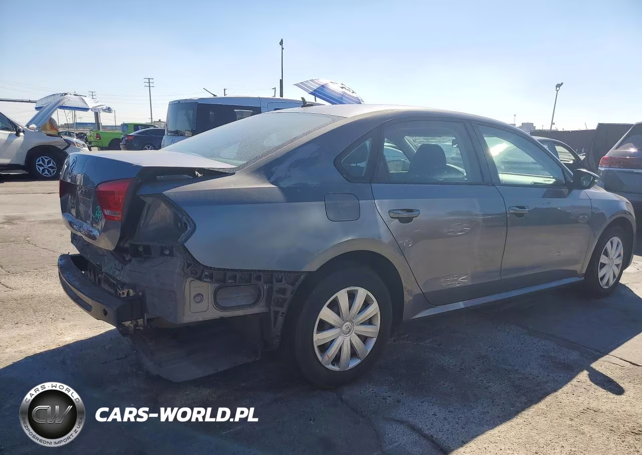2012 Volkswagen Passat S VIN:1VWAP7A32CC032479 - 3