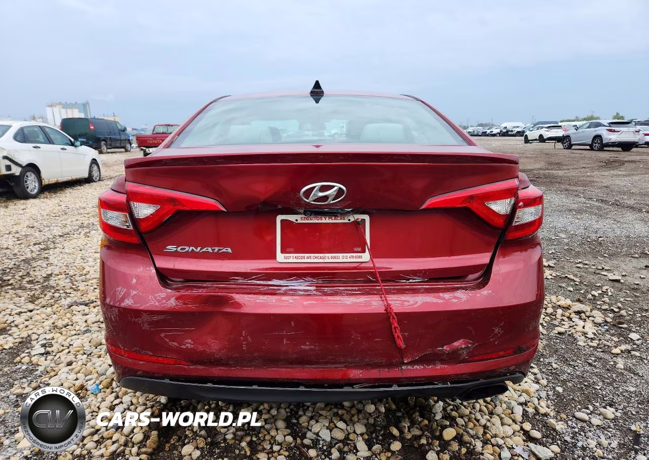 2016 Hyundai Sonata Se VIN:5NPE24AF4GH316881 - 6