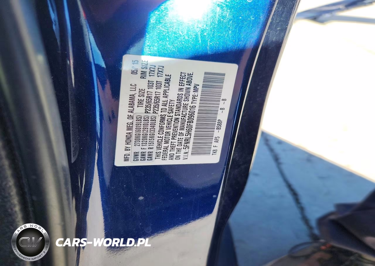 2015 Honda Odyssey Exl VIN:5FNRL5H60FB096016 - 13
