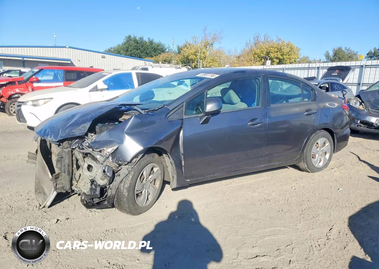 2013 Honda Civic Lx VIN:19XFB2F59DE240910 - 1