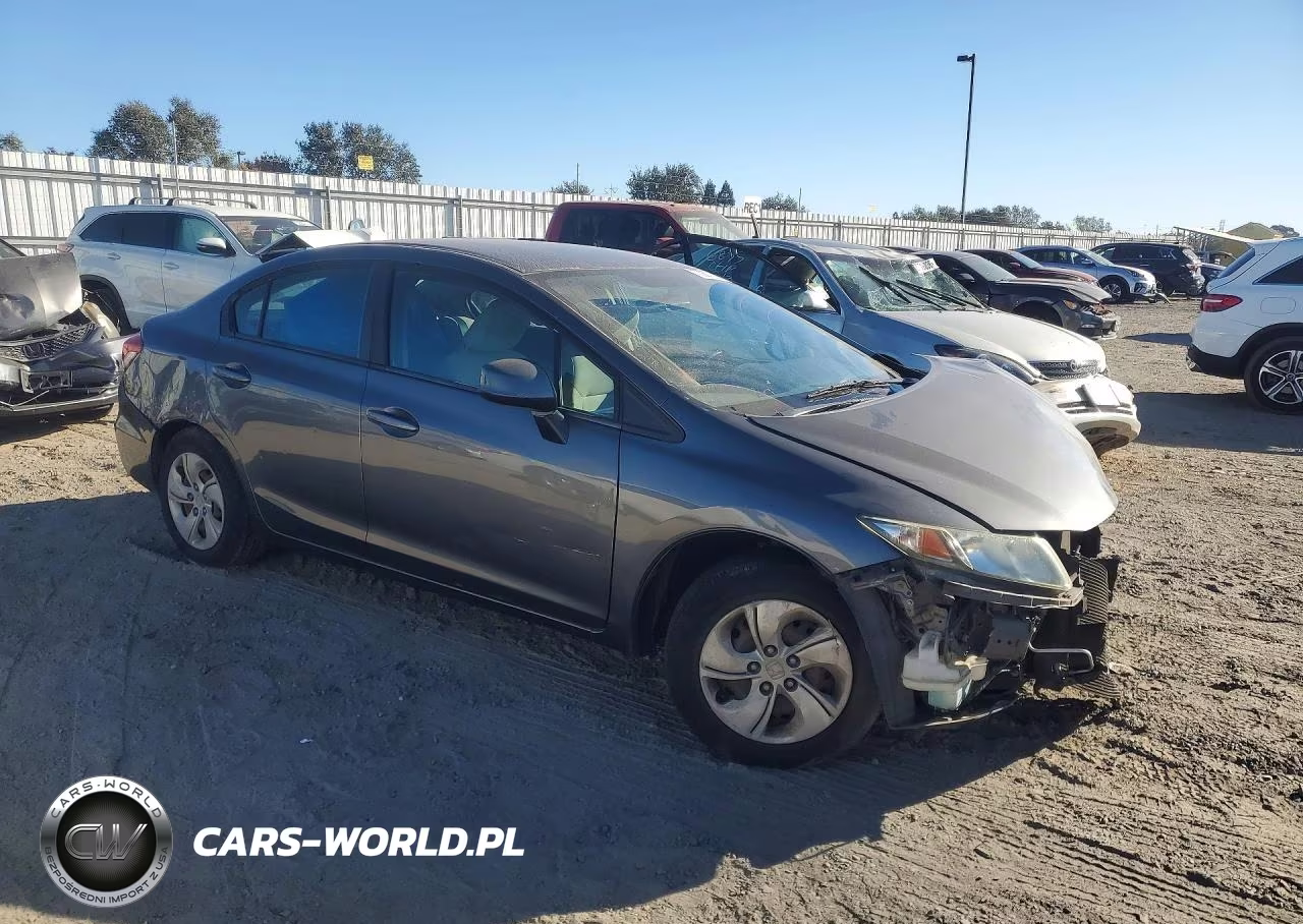 2013 Honda Civic Lx VIN:19XFB2F59DE240910 - 4