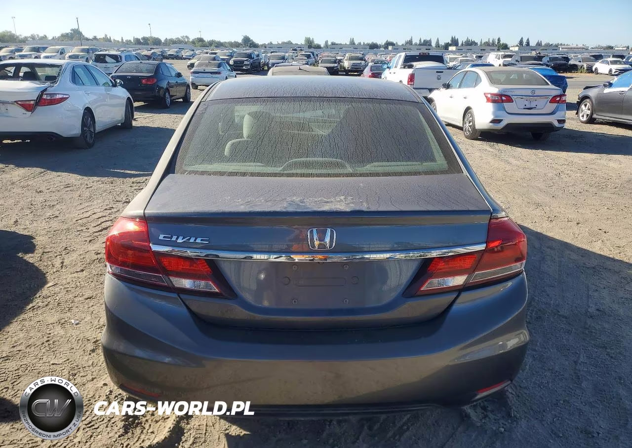 2013 Honda Civic Lx VIN:19XFB2F59DE240910 - 6