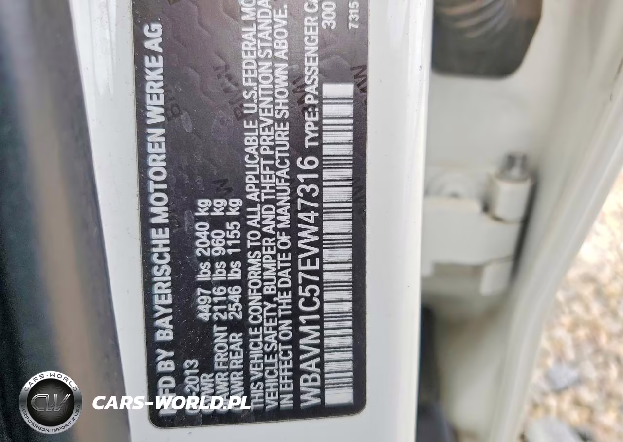 2014 BMW X1 Sdrive28I VIN:WBAVM1C57EVW47316 - 13