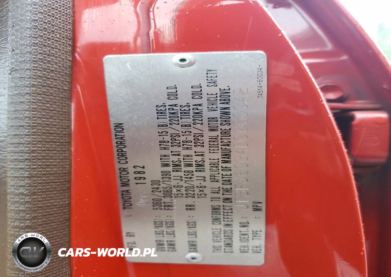 1983 Toyota Land Cruiser Fj60 VIN:JT3FJ60G4D0060042 - 13