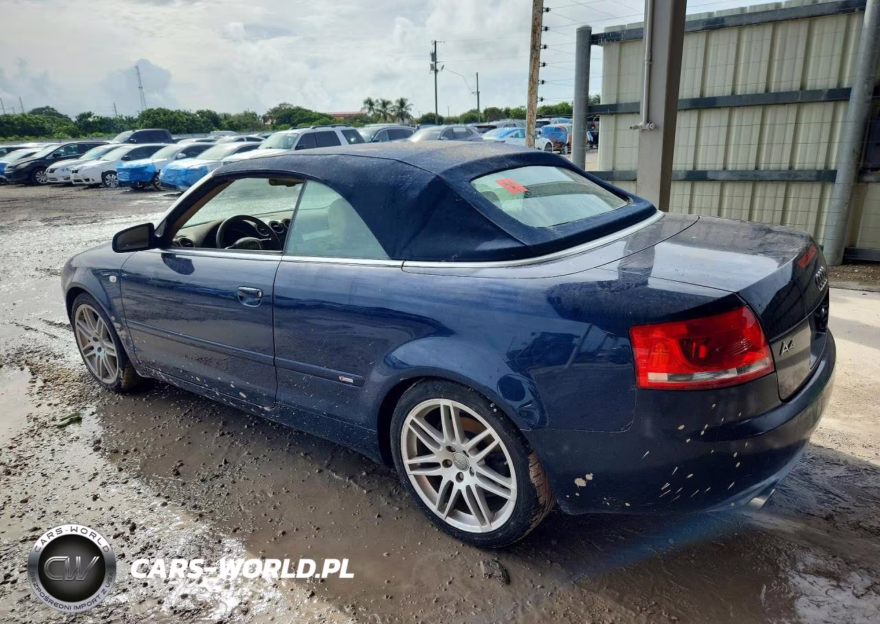 2009 Audi A4 2.0T Cabriolet Quattro VIN:WAUDF48H99K008324 - 2