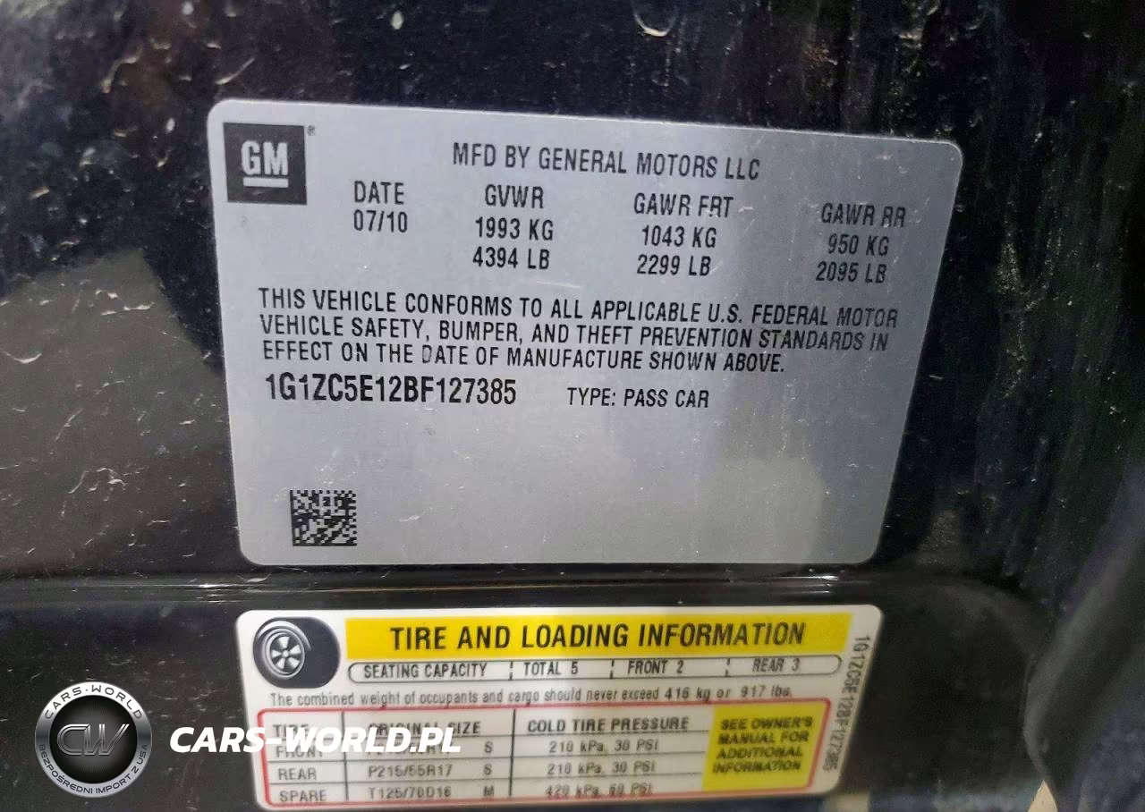 2011 Chevrolet Malibu 1Lt VIN:1G1ZC5E12BF127385 - 13