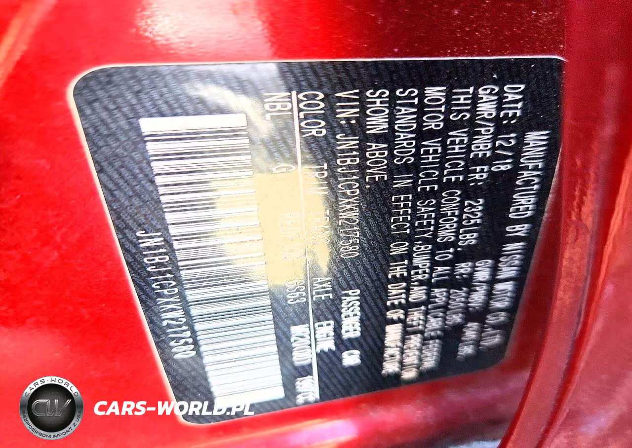 2019 Nissan Rogue Sport Sv VIN:JN1BJ1CPXKW217580 - 13