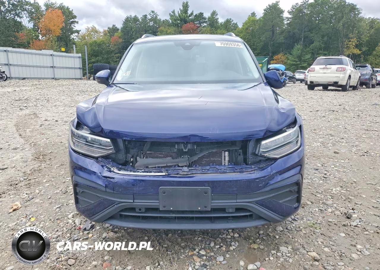 2022 Volkswagen Tiguan Se VIN:3VV2B7AXXNM174347 - 5
