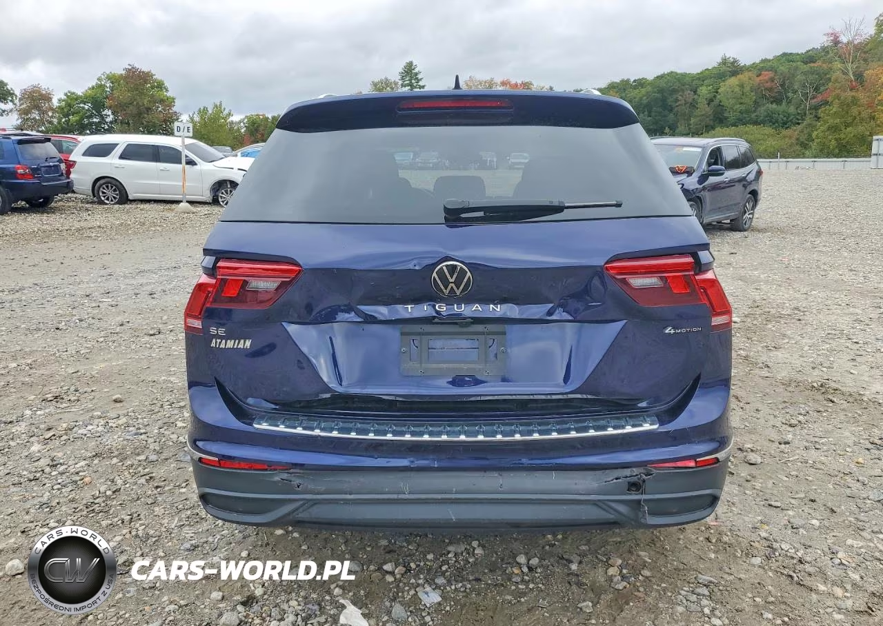 2022 Volkswagen Tiguan Se VIN:3VV2B7AXXNM174347 - 6