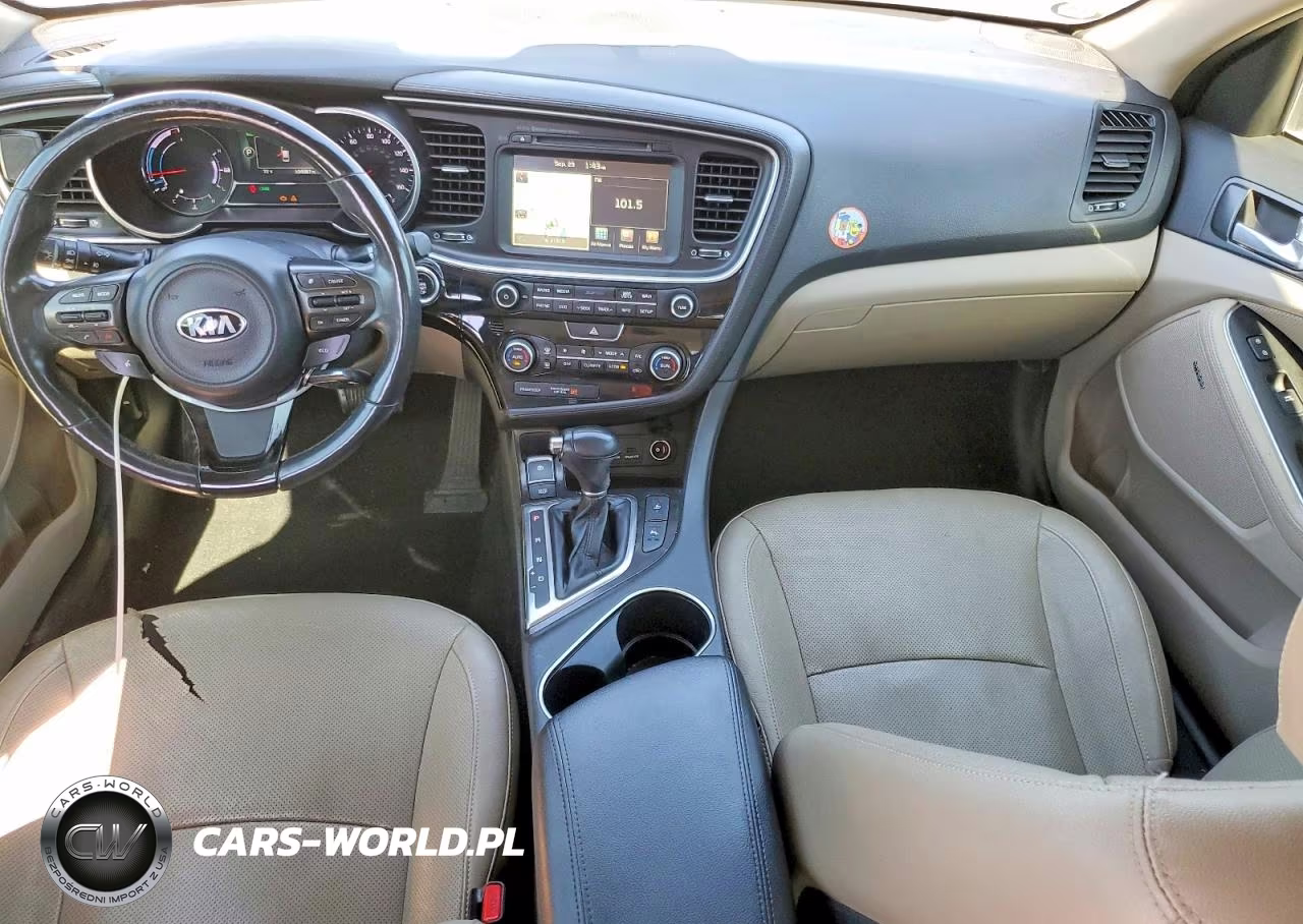 2015 Kia Optima Hybrid VIN:KNAGN4AD5F5080624 - 8