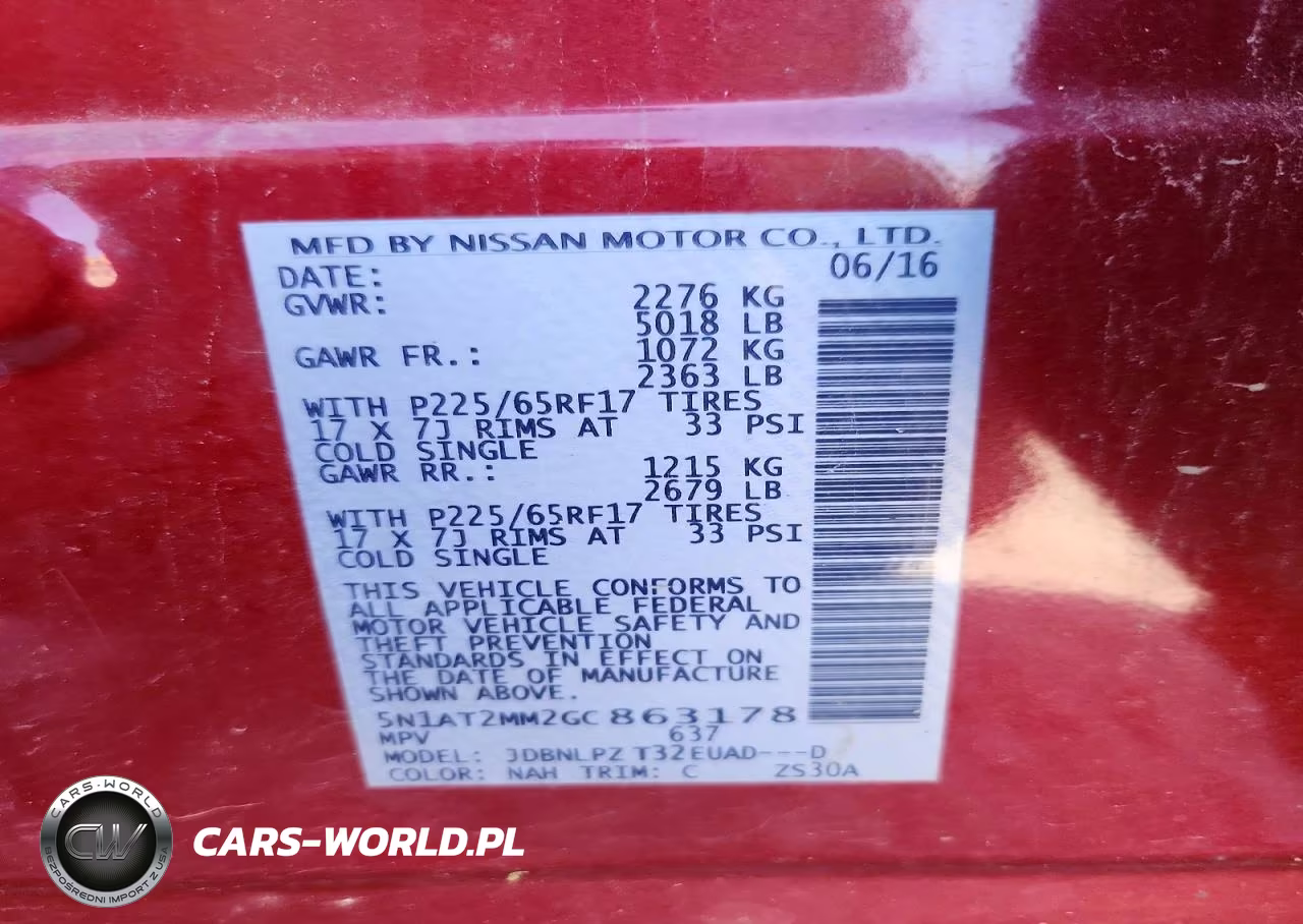 2016 Nissan Rogue S VIN:5N1AT2MM2GC863178 - 13