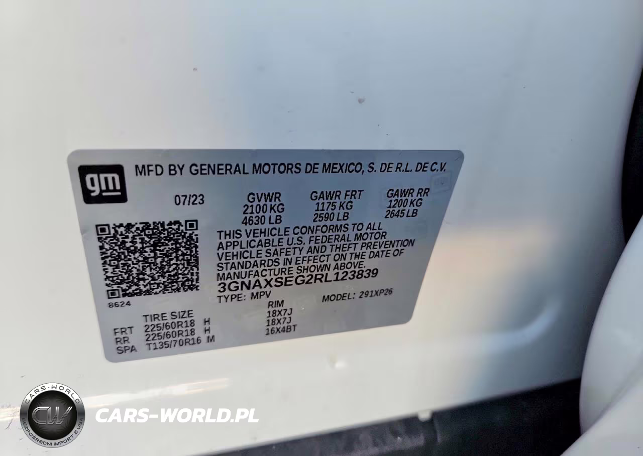 2024 Chevrolet Equinox Ls VIN:3GNAXSEG2RL123839 - 14