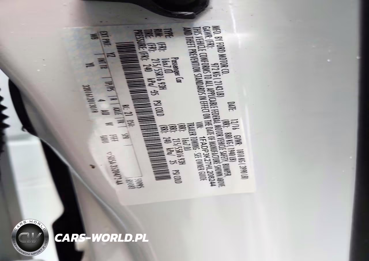 2017 Ford Focus Se VIN:1FADP3K27HL208244 - 13