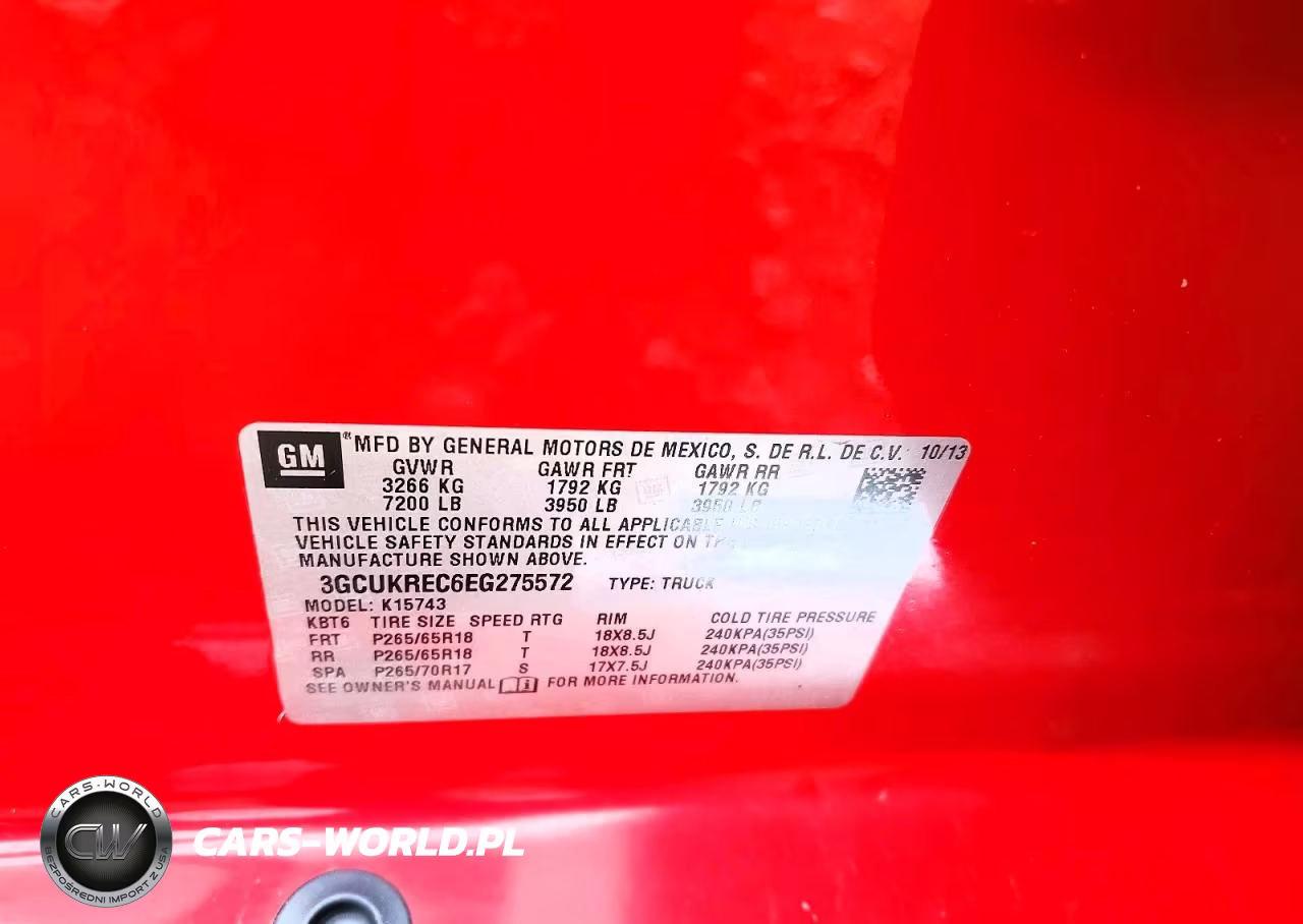 2014 Chevrolet Silverado K1500 Lt VIN:3GCUKREC6EG275572 - 12