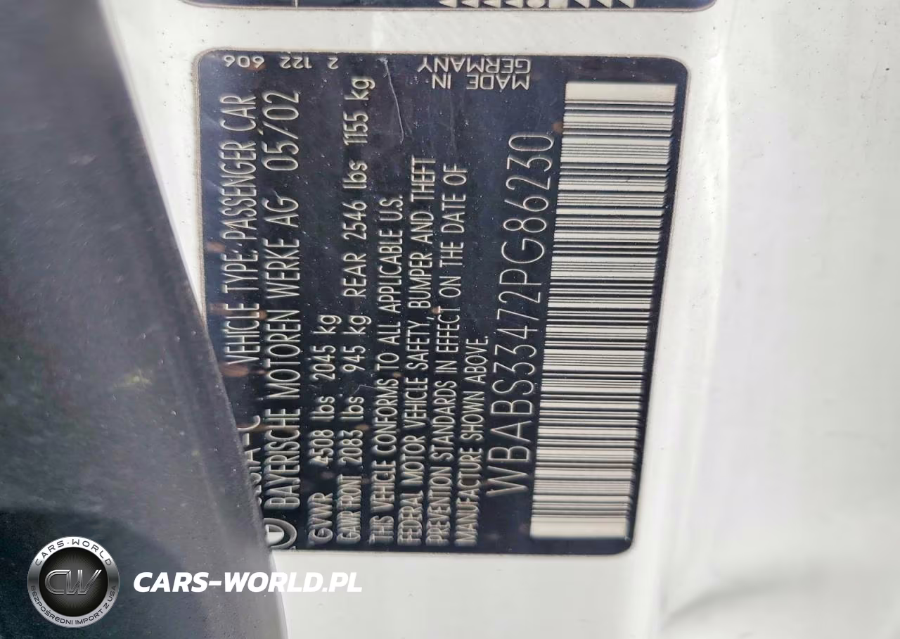 2002 BMW 325 Ci VIN:WBABS33472PG86230 - 12