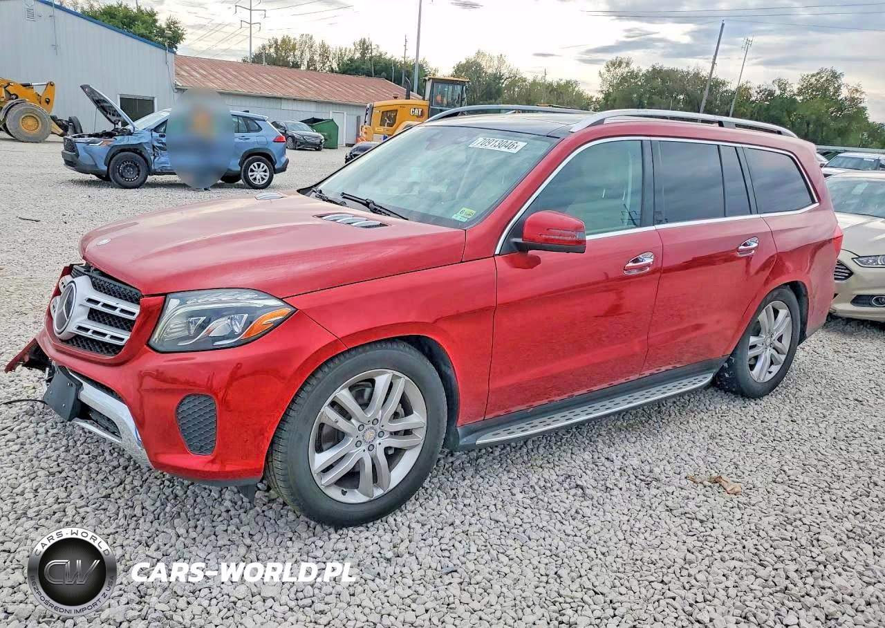 2017 Mercedes-Benz Gls 450 4Matic VIN:4JGDF6EE1HA791180 - 1