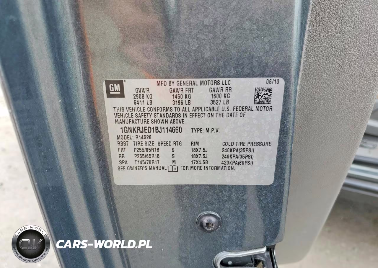 2011 Chevrolet Traverse Lt VIN:1GNKRJED1BJ114660 - 13