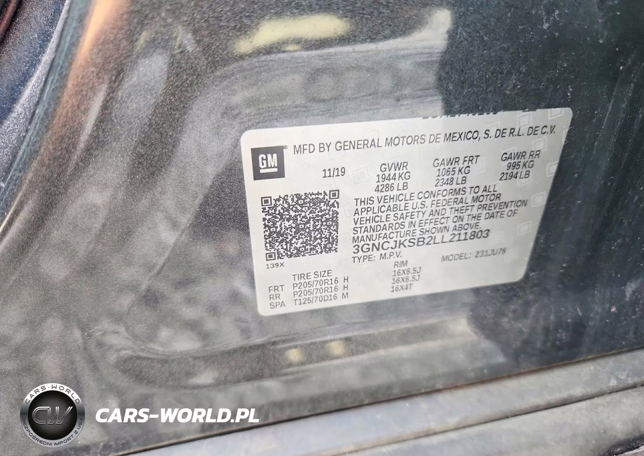 2020 Chevrolet Trax Ls VIN:3GNCJKSB2LL211803 - 13