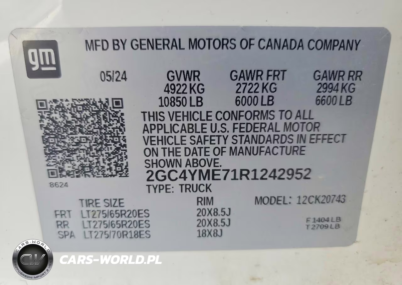2024 Chevrolet Silverado K2500 Custom VIN:2GC4YME71R1242952 - 12