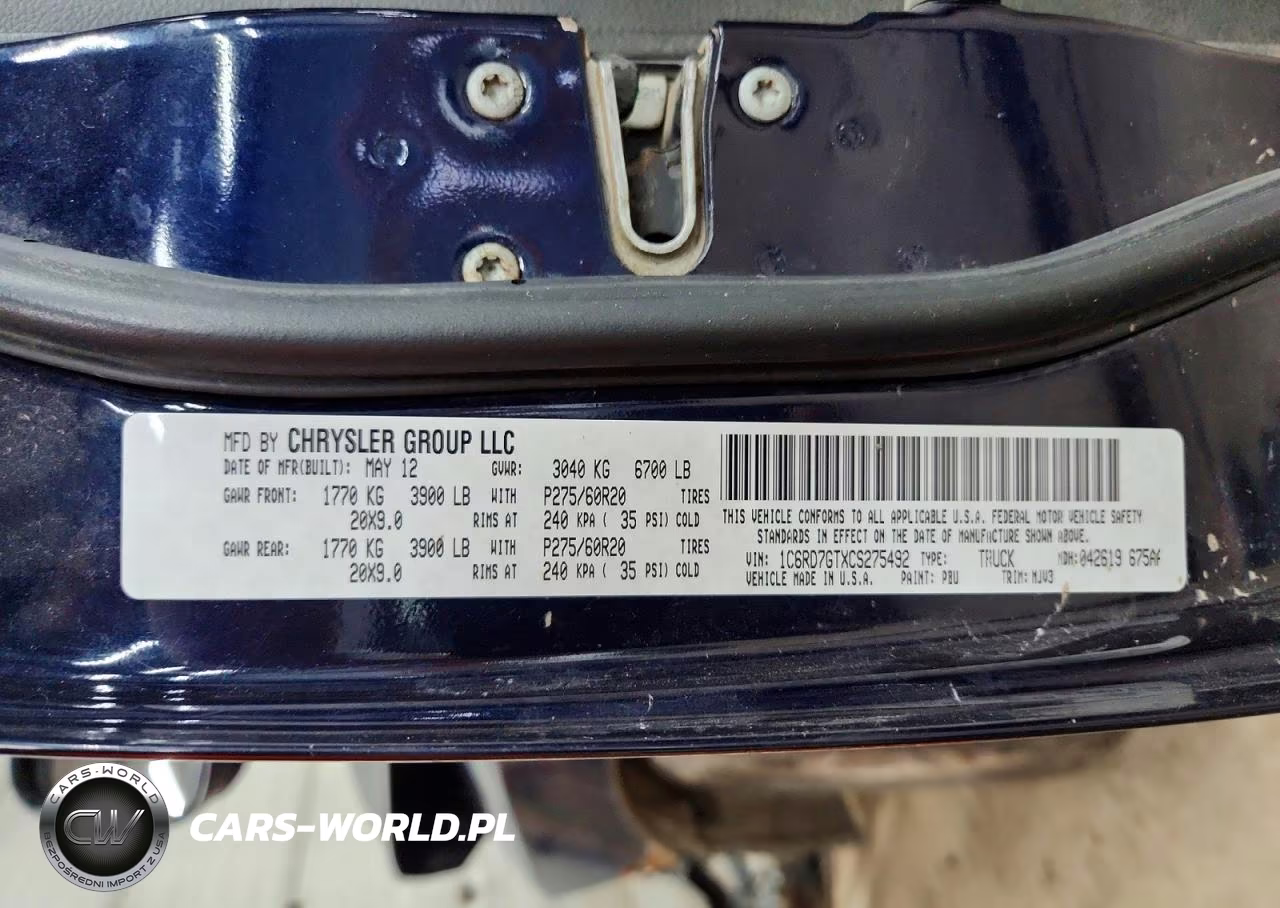 2012 Dodge Ram 1500 Slt VIN:1C6RD7GTXCS275492 - 12