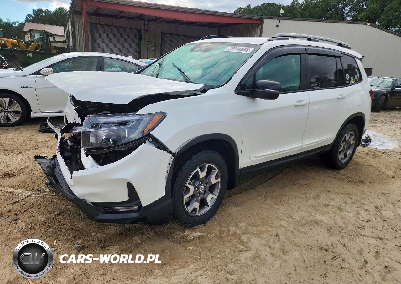 2022 Honda Passport Trail Sport VIN:5FNYF8H69NB002508 - 1