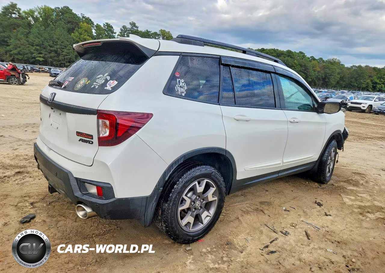 2022 Honda Passport Trail Sport VIN:5FNYF8H69NB002508 - 3
