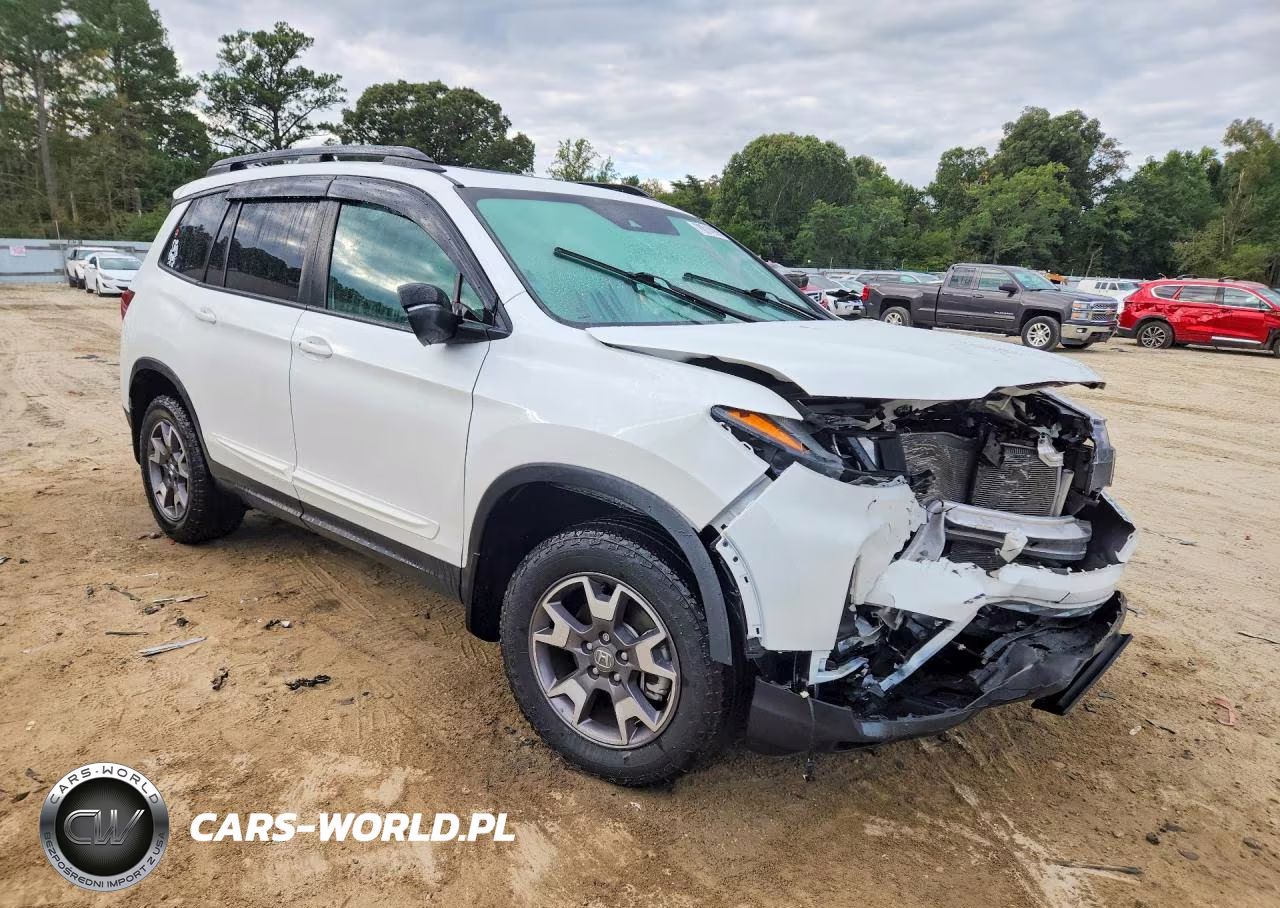 2022 Honda Passport Trail Sport VIN:5FNYF8H69NB002508 - 4