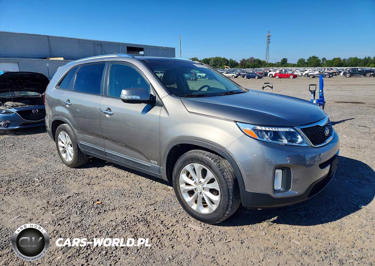 2014 Kia Sorento Ex VIN:5XYKUDA76EG431377 - 4