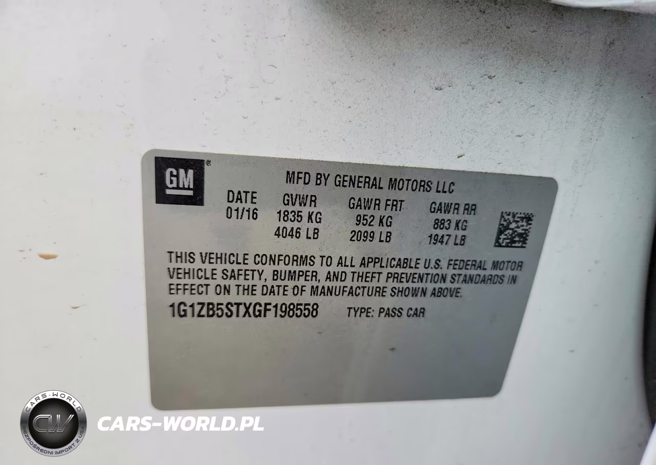 2016 Chevrolet Malibu Ls VIN:1G1ZB5STXGF198558 - 13