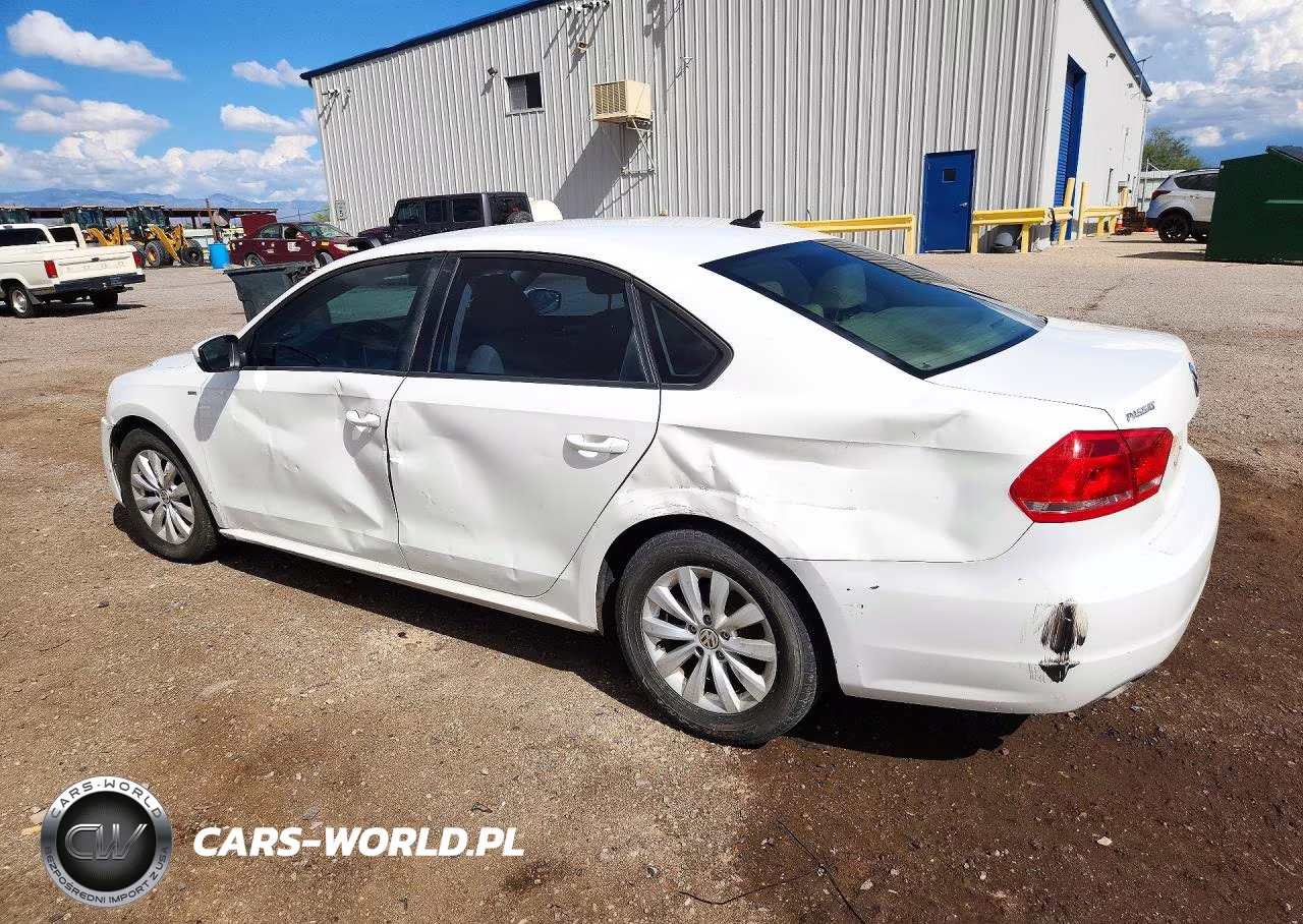 2013 Volkswagen Passat S VIN:1VWAP7A36DC143084 - 2