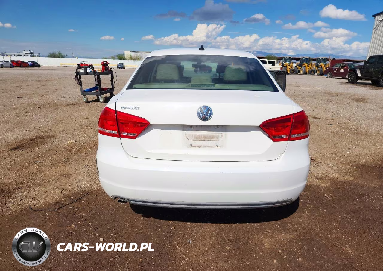 2013 Volkswagen Passat S VIN:1VWAP7A36DC143084 - 6