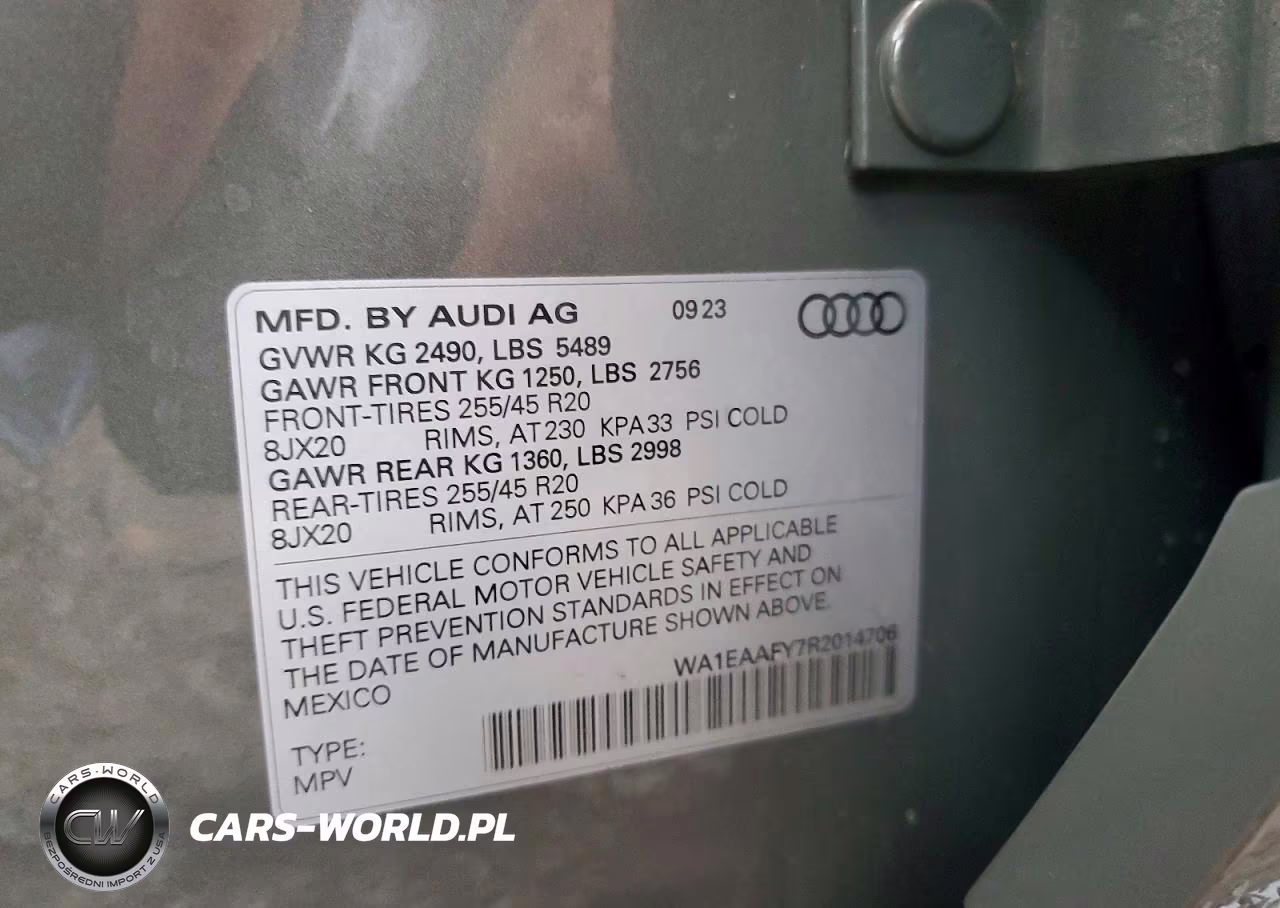 2024 Audi Q5 Premium Plus 45 VIN:WA1EAAFY7R2014706 - 13