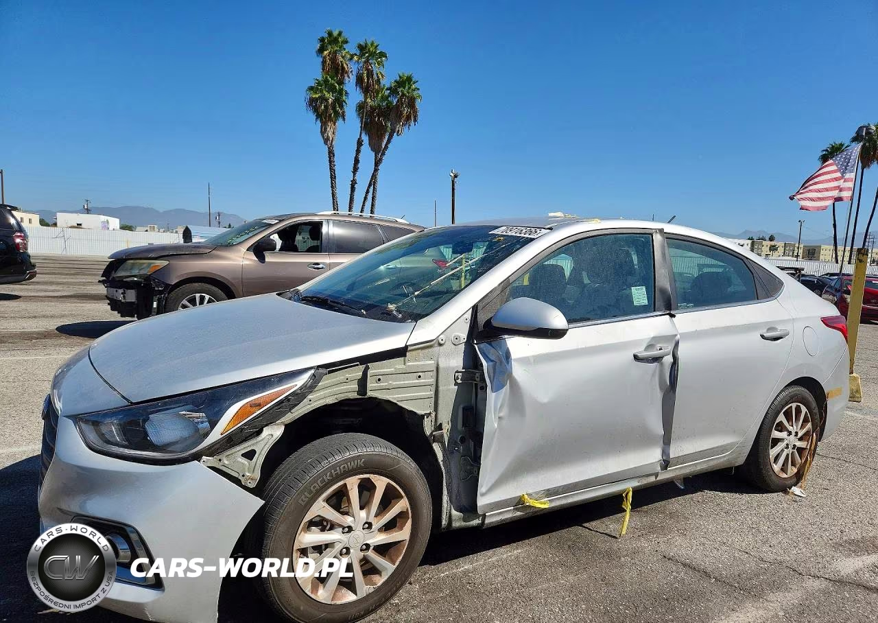 2022 Hyundai Accent Sel VIN:3KPC24A6XNE153744 - 1