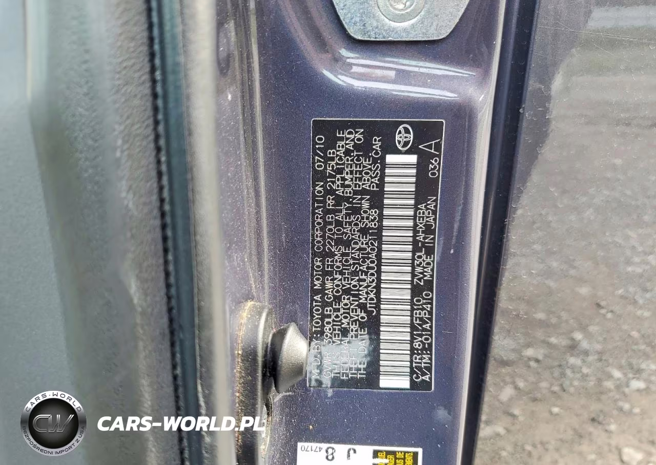 2010 Toyota Prius Iii VIN:JTDKN3DU0A0211838 - 12