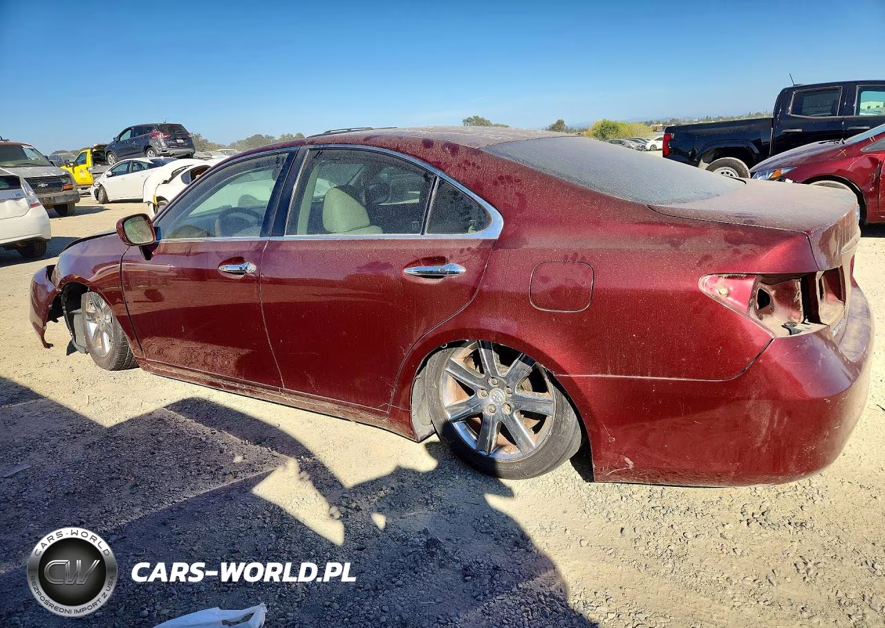 2007 Lexus Es 350 VIN:JTHBJ46G672124899 - 2