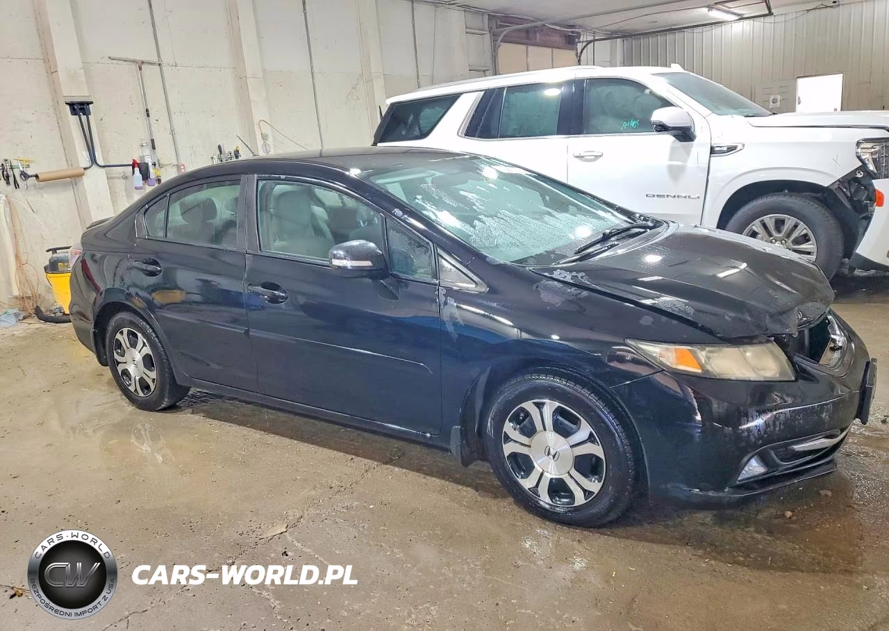 2013 Honda Civic Hybrid VIN:19XFB4F28DE001074 - 4