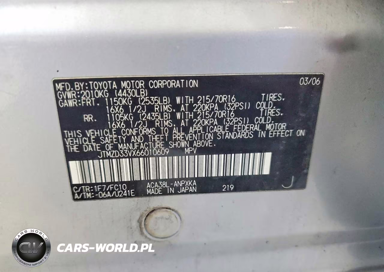 2006 Toyota Rav4 Base VIN:JTMZD33VX66010609 - 13