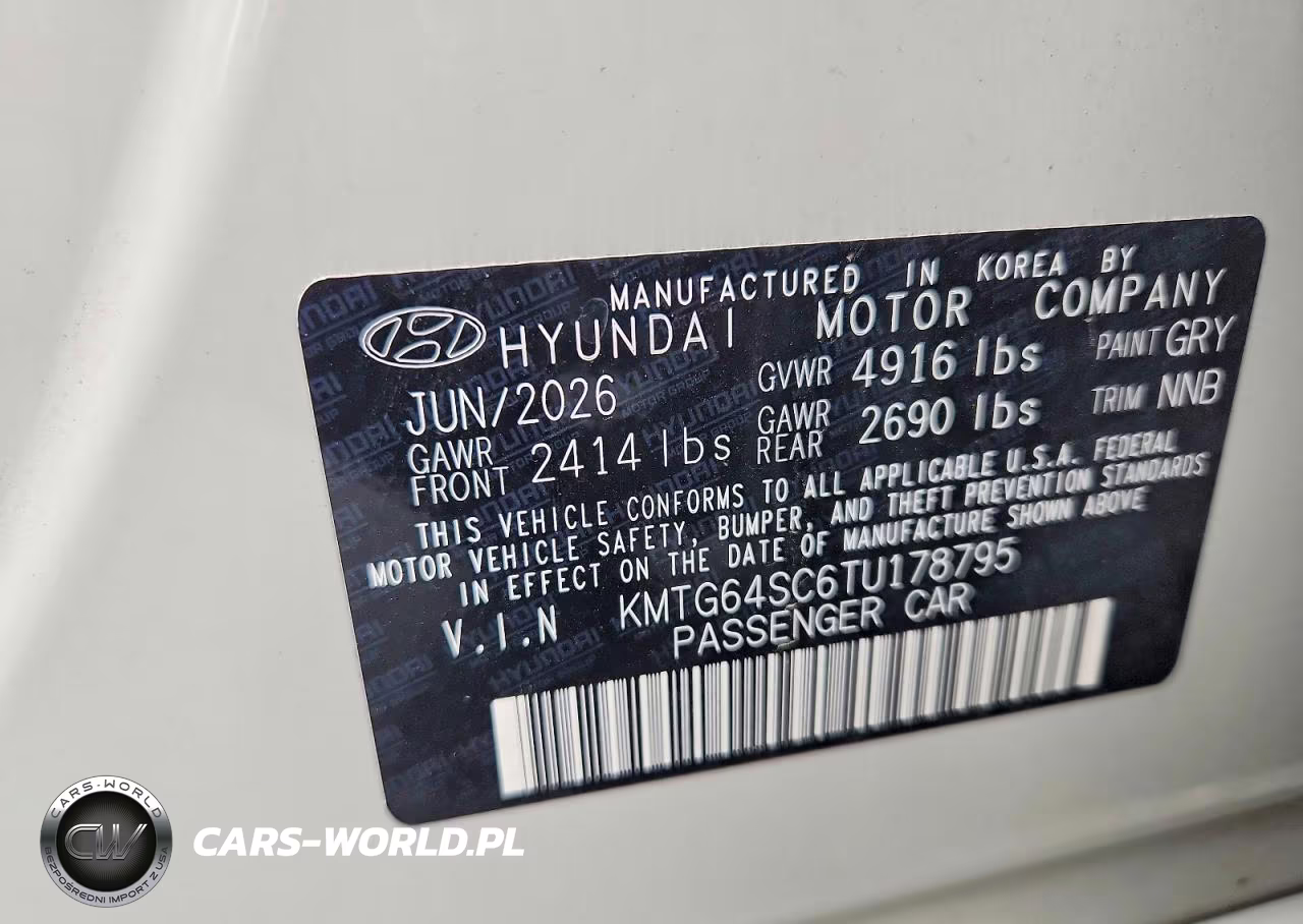 2026 Genesis G70 2.5T Standard VIN:KMTG64SC6TU178795 - 12