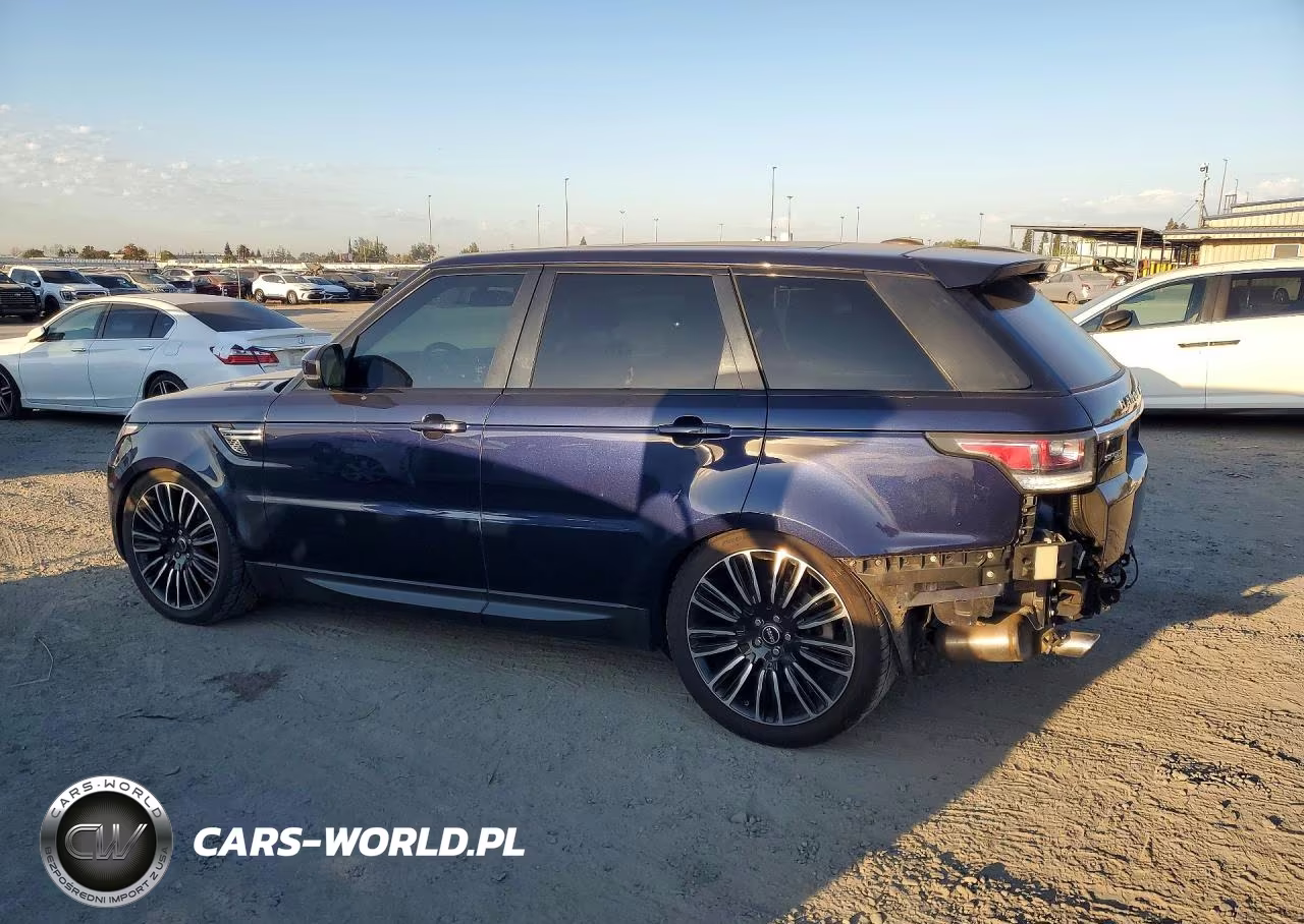2015 Land Rover Range Rover Sport Hse VIN:SALWR2VF6FA625068 - 2