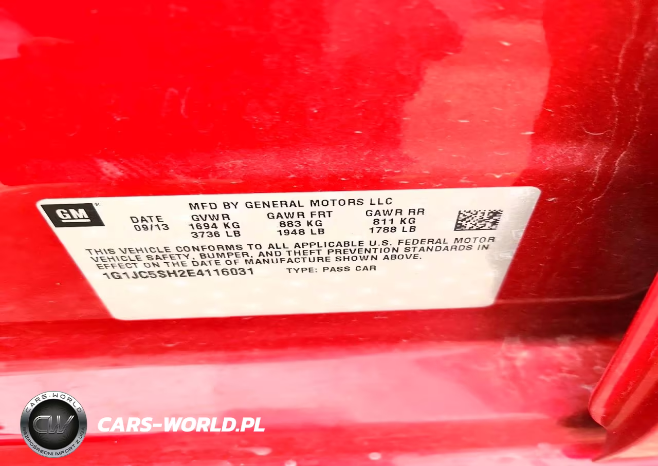 2014 Chevrolet Sonic Lt VIN:1G1JC5SH2E4116031 - 12