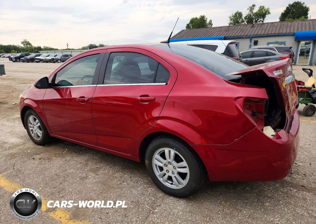 2014 Chevrolet Sonic Lt VIN:1G1JC5SH2E4116031 - 2