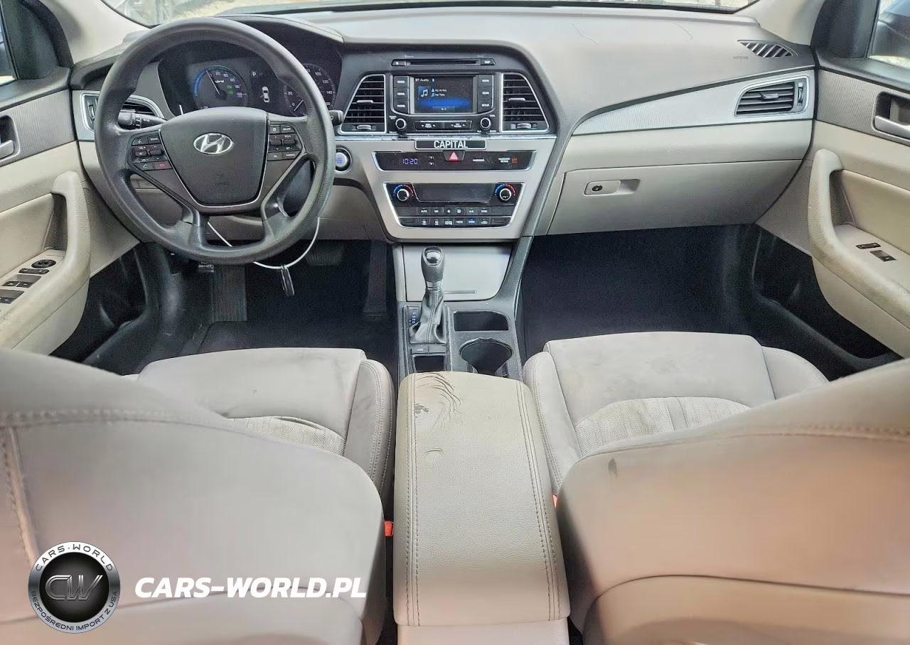 2016 Hyundai Sonata Hybrid Se VIN:KMHE24L12GA019936 - 8
