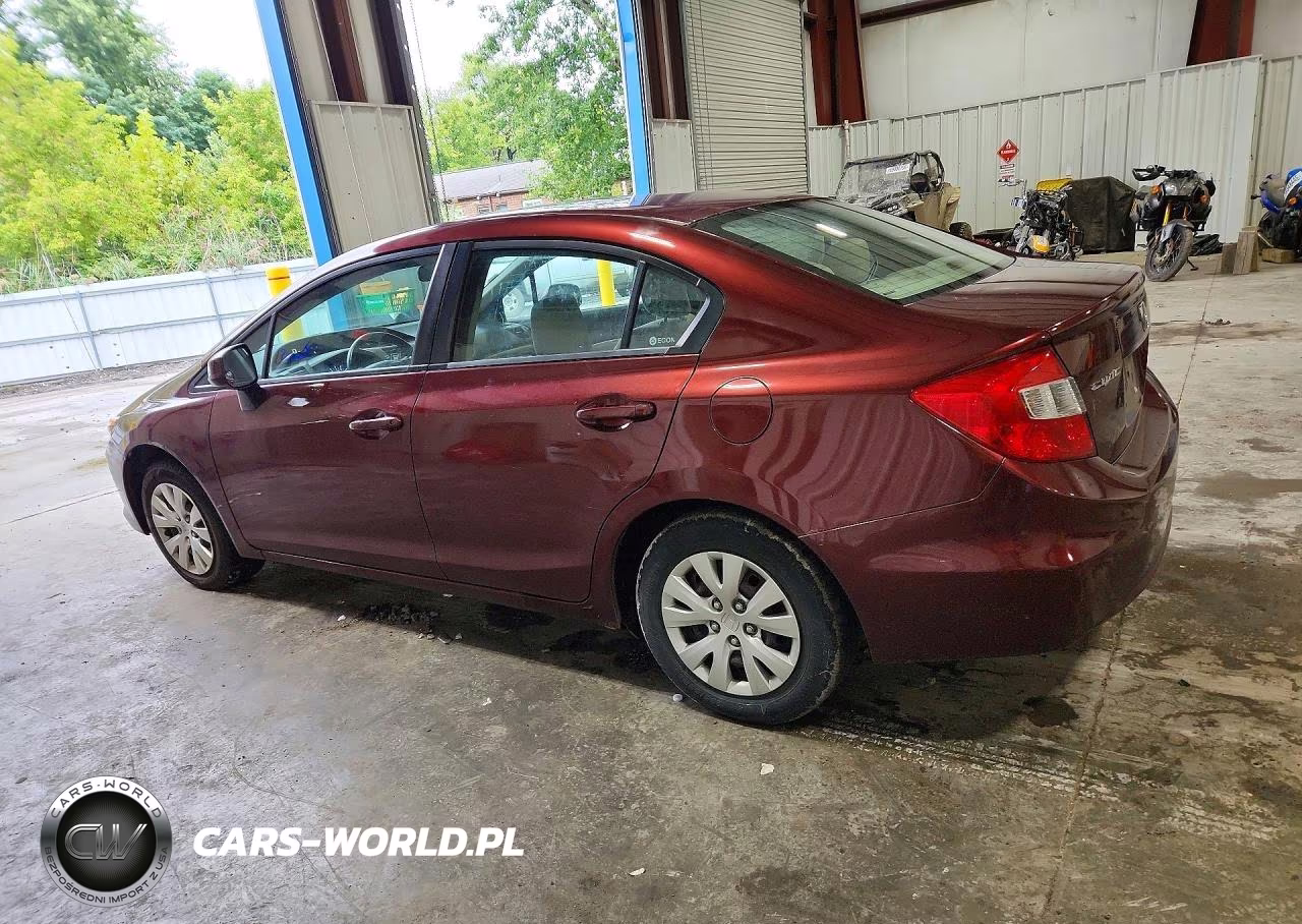 2012 Honda Civic Lx VIN:2HGFB2F57CH554785 - 2