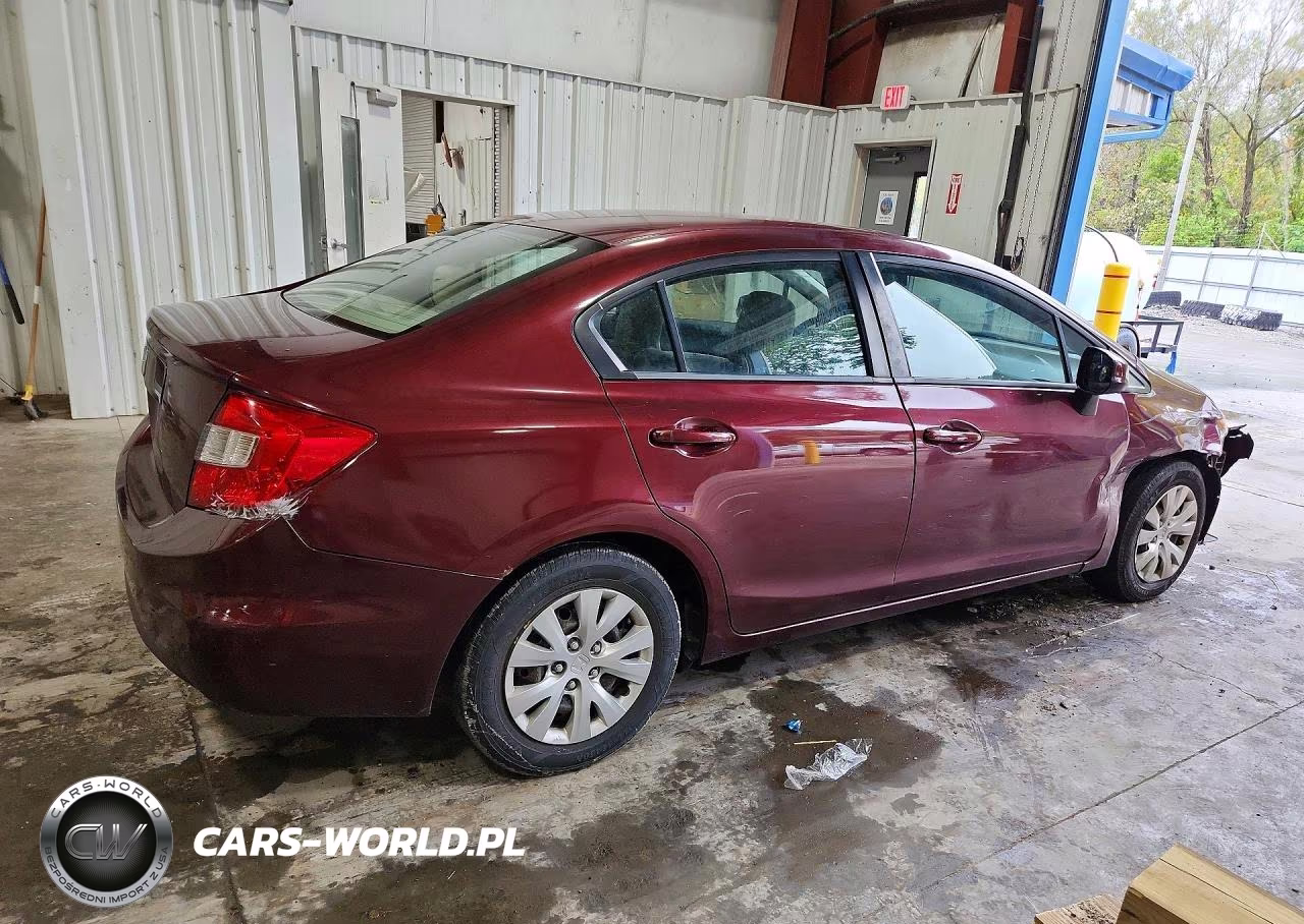 2012 Honda Civic Lx VIN:2HGFB2F57CH554785 - 3
