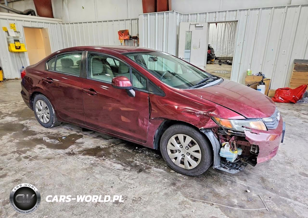 2012 Honda Civic Lx VIN:2HGFB2F57CH554785 - 4