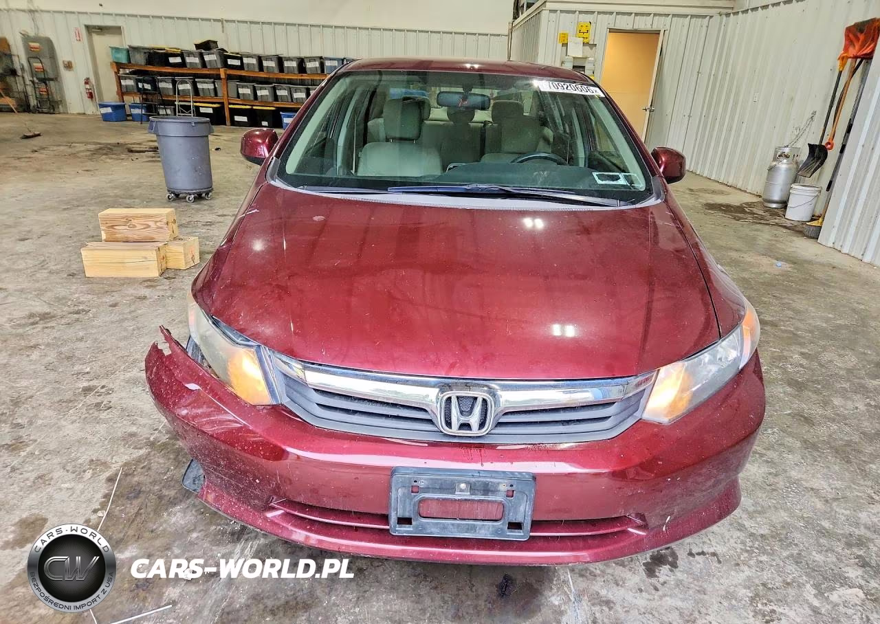 2012 Honda Civic Lx VIN:2HGFB2F57CH554785 - 5